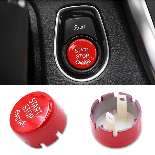 Capac Buton Start-Stop Compatibil Bmw Seria 4 F32 2014-2016 SSV-8006 Rosu